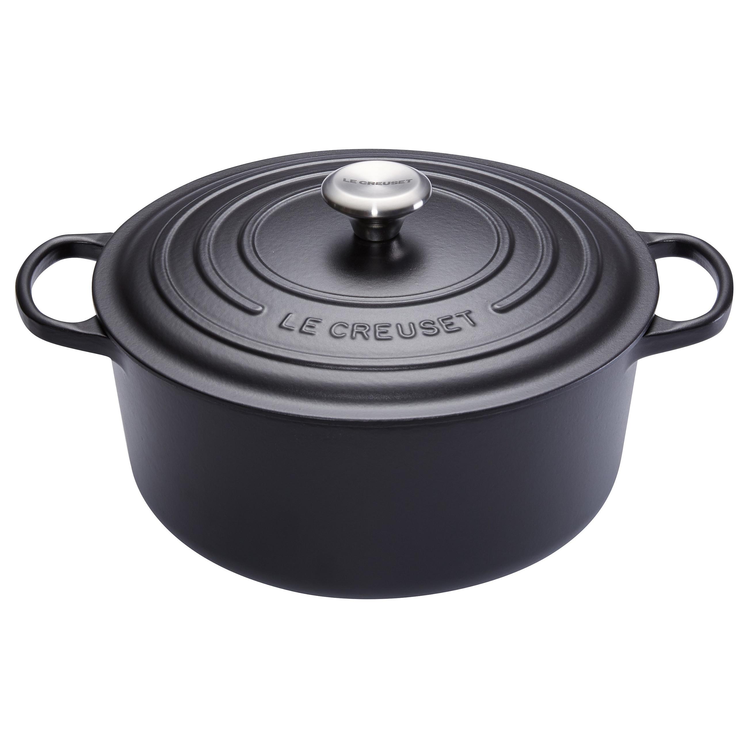Støbejernsgryde Le Creuset Signature 26 cm - sort