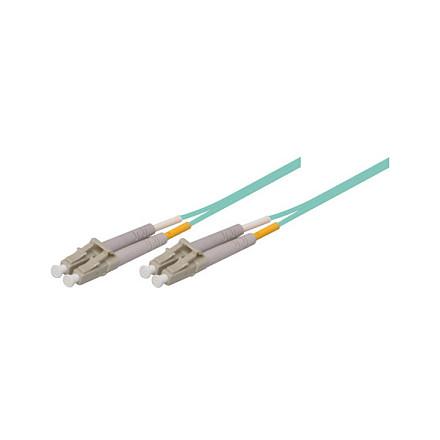 Fiberoptisk patchkabel econ connect OM3 LC/LC duplex 5 m - blå