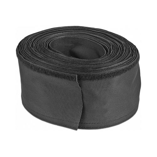 Kabelstrømpe DeLOCK 19216 med velcrolukning - 10 m x 30 mm, sort