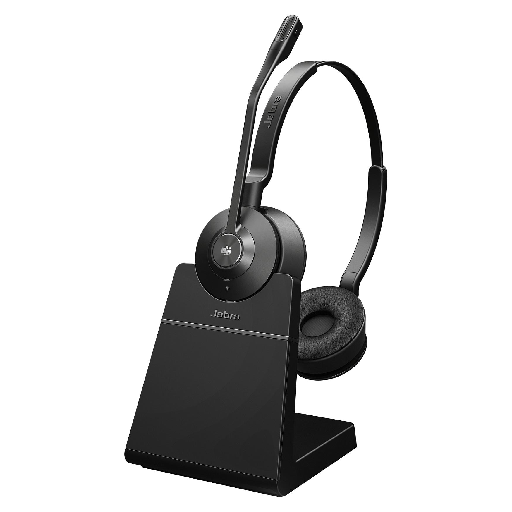 Trådløst headset Jabra Engage 55 SE MS Stereo USB-A med stand - sort