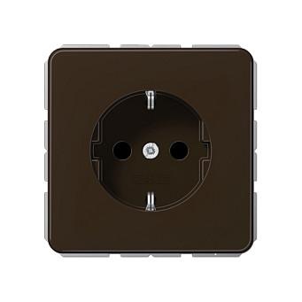 SCHUKO stikkontakt JUNG CD1520BR - brun