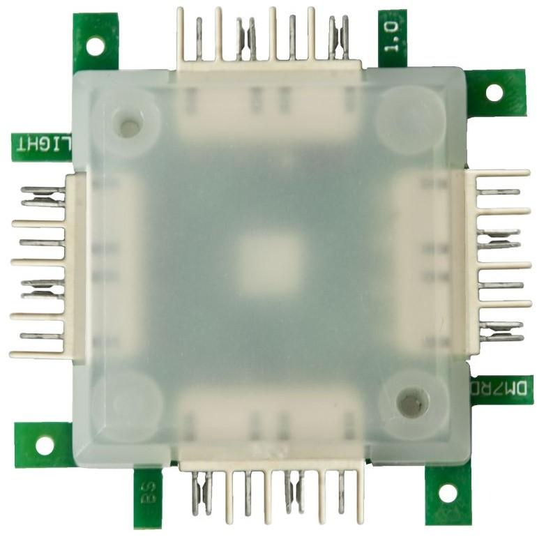 ALLNET Brick"R"knowledge LED RGB light Brick transparent 10er Pack