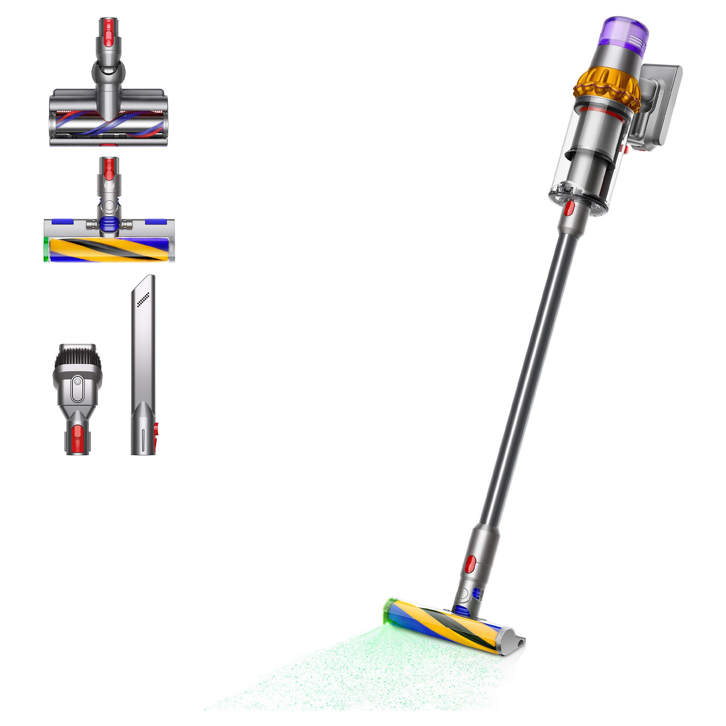 Dyson V15 2023 Ledningsfri Støvsuger - 0,76 Liter, Poseløs (660W) Gul/Lilla