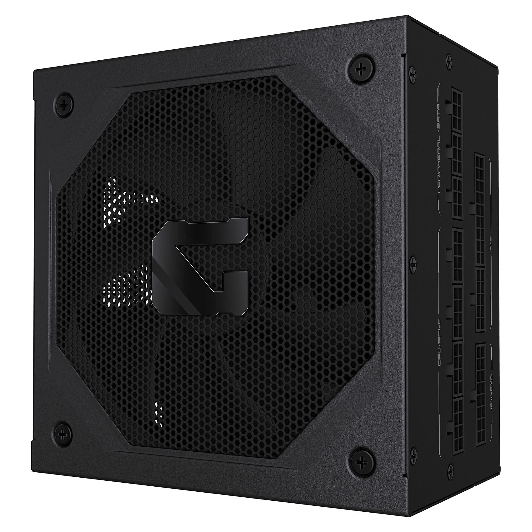 GIGABYTE GAMING 1000GM PG5 - Strømforsyning (intern) - ATX12V 3.1/ EPS12V - 80 PLUS Gold - Cybenetics Platinum - AC 100-240 V - 1000 watt - aktiv PFC