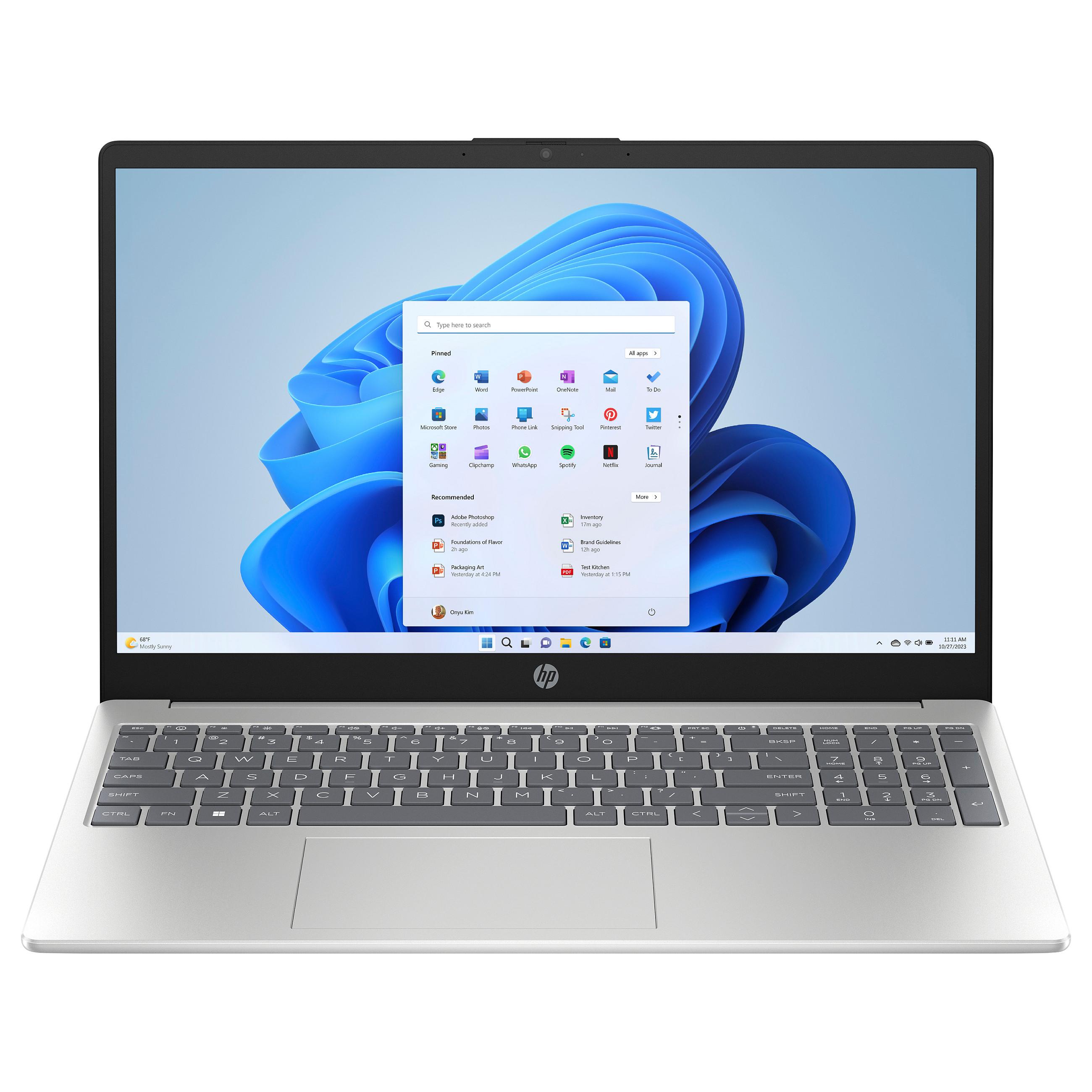 HP Laptop 15-fd0611ng 15.6" 1920 x 1080 (Full HD) N100 4GB 128GB Intel UHD Graphics Windows 11 Home
