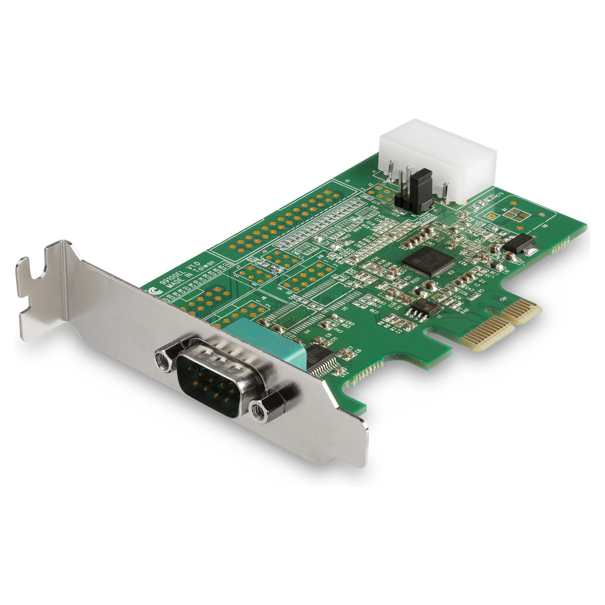 StarTech.com PEX1S953LP 1-port PCI Express RS232 Serial Adapter Card - PCIe RS232 Serial Host Controller Card - PCIe to Serial DB9 - 16950 UART