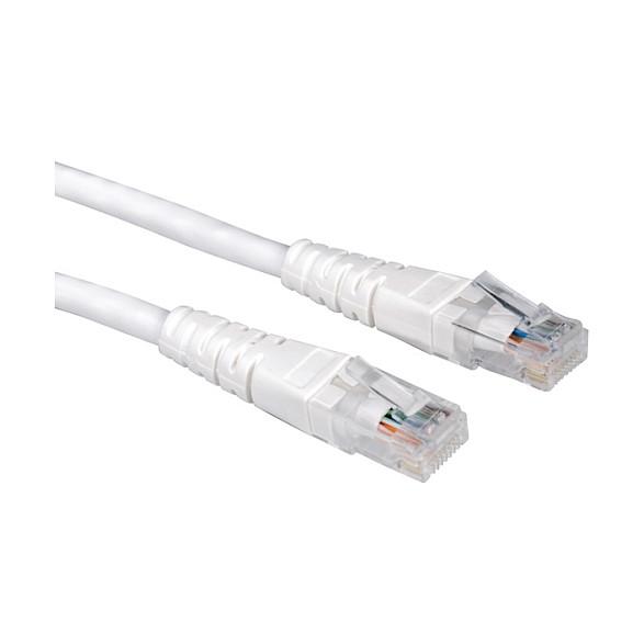 Netværkskabel VALUE Cat.6 Class E U/UTP RJ-45 0,5 m - hvid