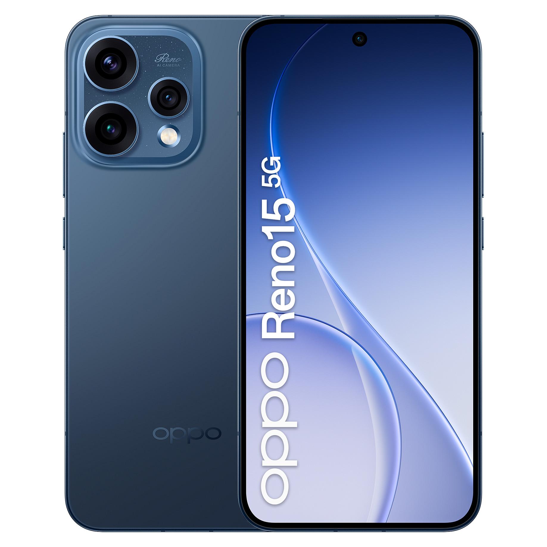 OPPO Reno15 5G, 16,7 cm (6.59), 8 GB, 512 GB, 50 MP, Android 16.0, Marineblå