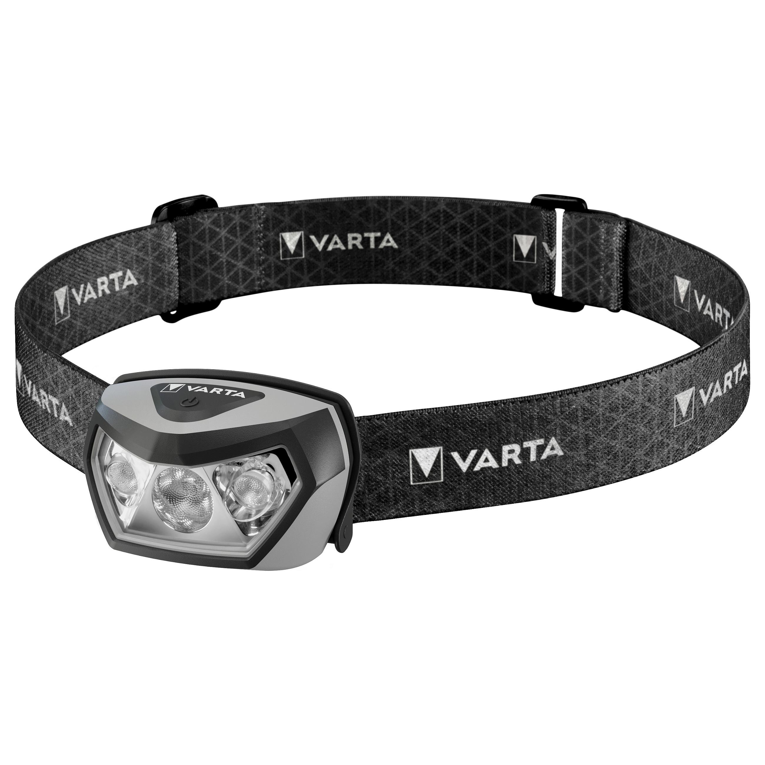 Varta H30R Pandelampe - Genopladelig, IPX7, 3 Lysfunktioner, Trådløs Opladning