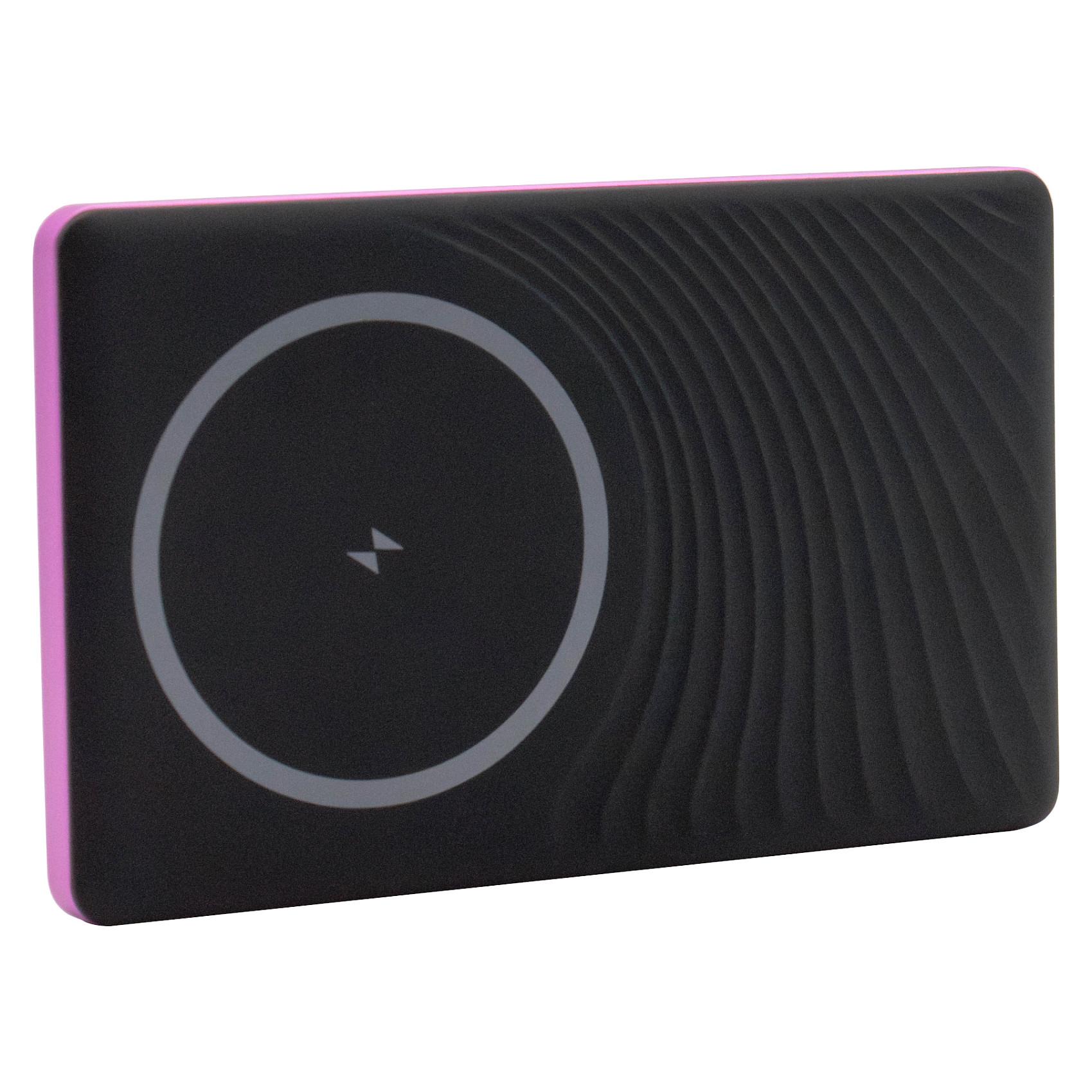 Powerbank RealPower PB-5000 MAG ultra Slim - 5.000 mAh, rosa