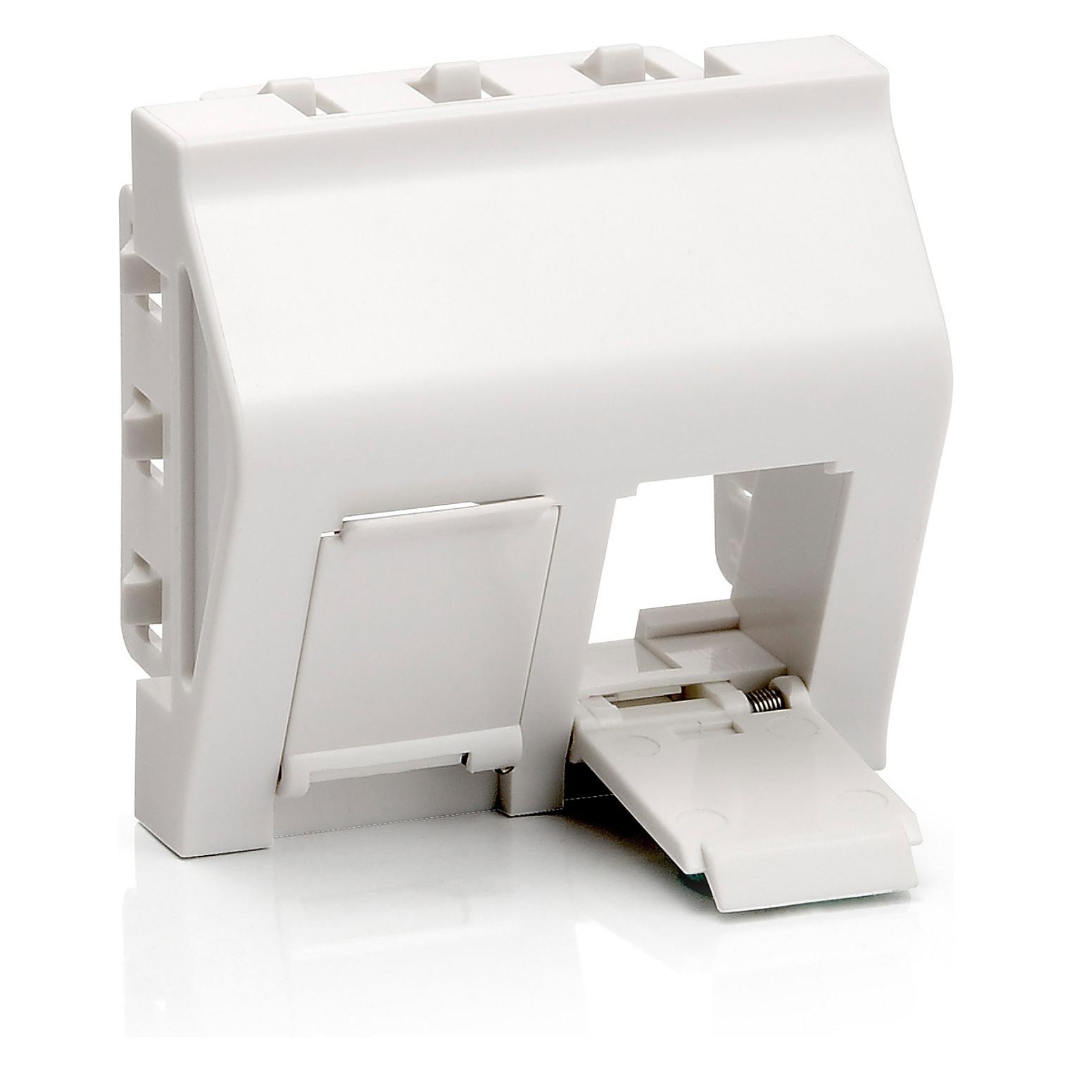 Keystone indsats Equip 761312 45 x 45 mm - 2 porte, hvid