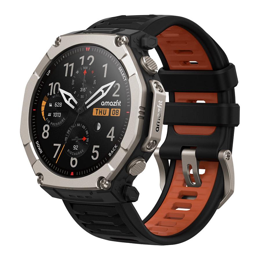 Amazfit T-Rex Ultra 2 smartwatch 51 mm AMOLED GPS 10 ATM, sort