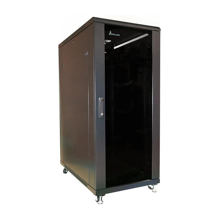Extralink EX.14435 fritstående rackskab 37U 19" 800 x 800 mm - sort