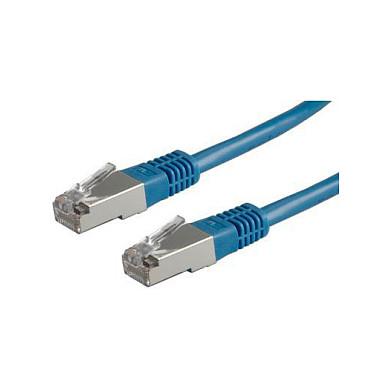 Patchkabel ROLINE Cat.6 Class E S/FTP PiMF - blå