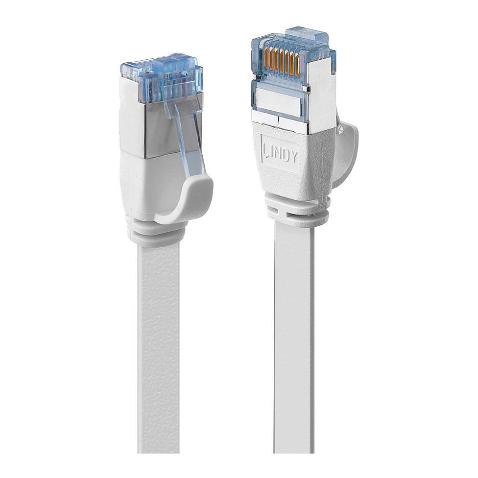 Lindy 47545, 10 m, Cat6a, U/FTP (STP), RJ-45, RJ-45, Hvid