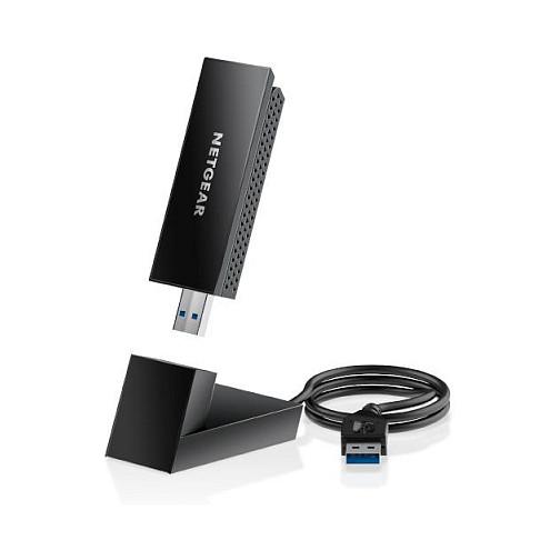 WiFi 6E USB-adapter NETGEAR A8000 - sort