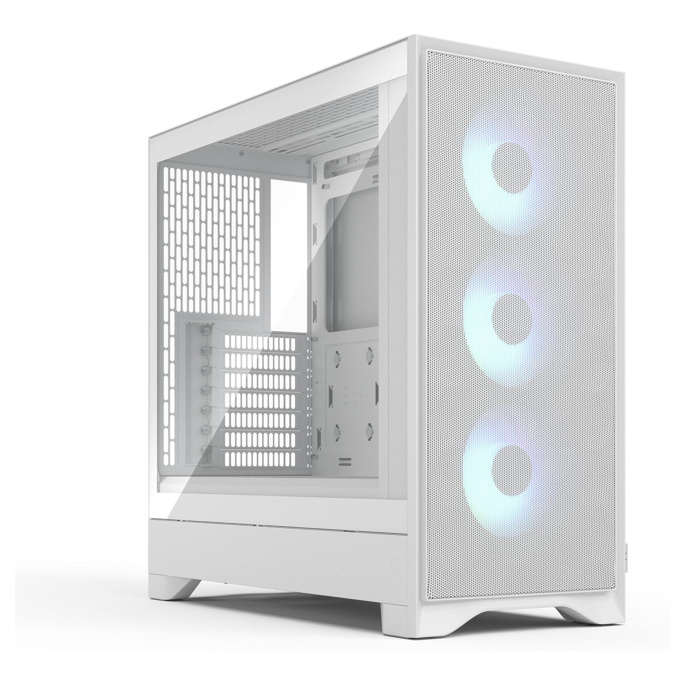 Fractal Design Pop 2 Air PC Kabinet - 3 RGB Blæsere, Miditower, ATX - Hvid