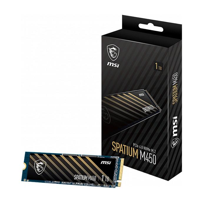 MSI SPATIUM SSD M450 1TB M.2 PCI Express 4.0 x4 (NVMe)