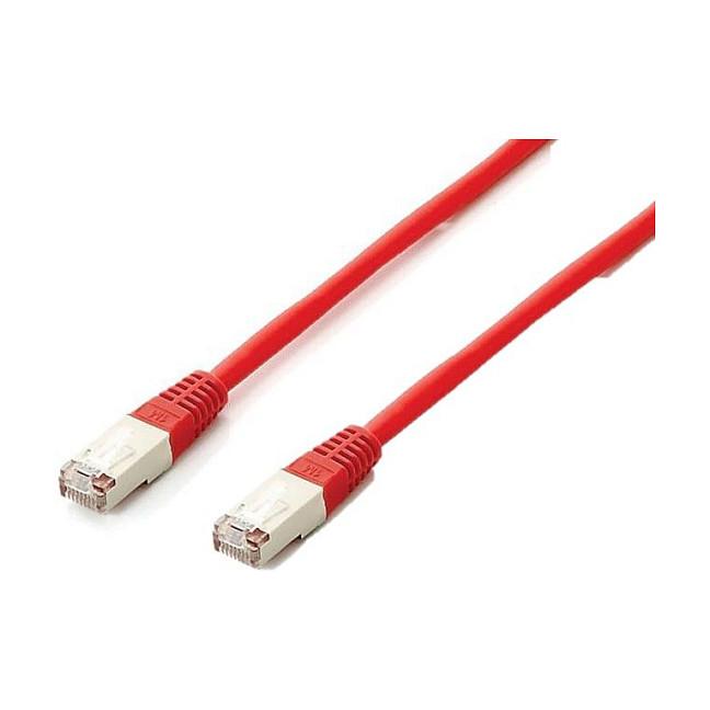Netværkskabel Equip Cat.6A S/FTP RJ45 0,5 m - rød