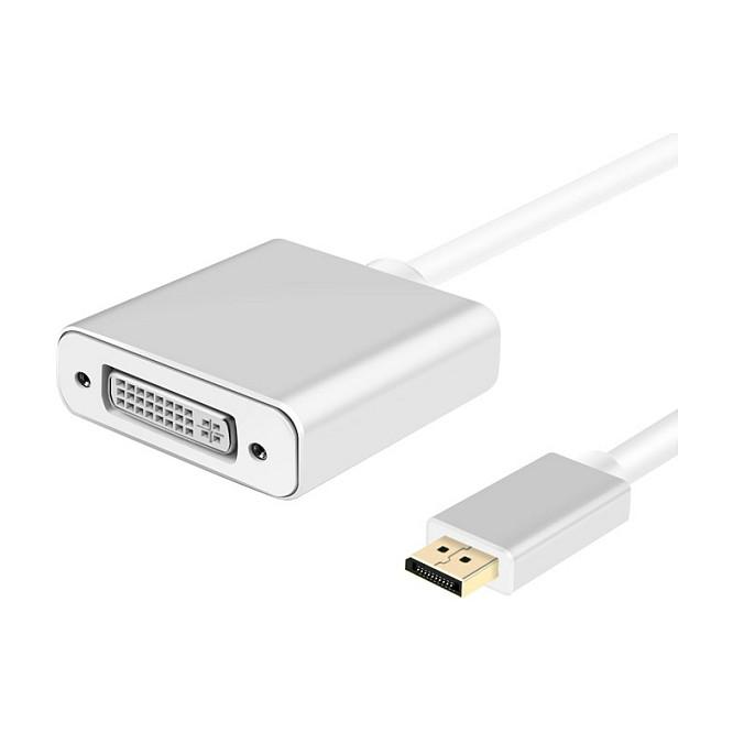 Adapterkabel Helos 288464 DisplayPort han/DVI-D hun - 0,1 m