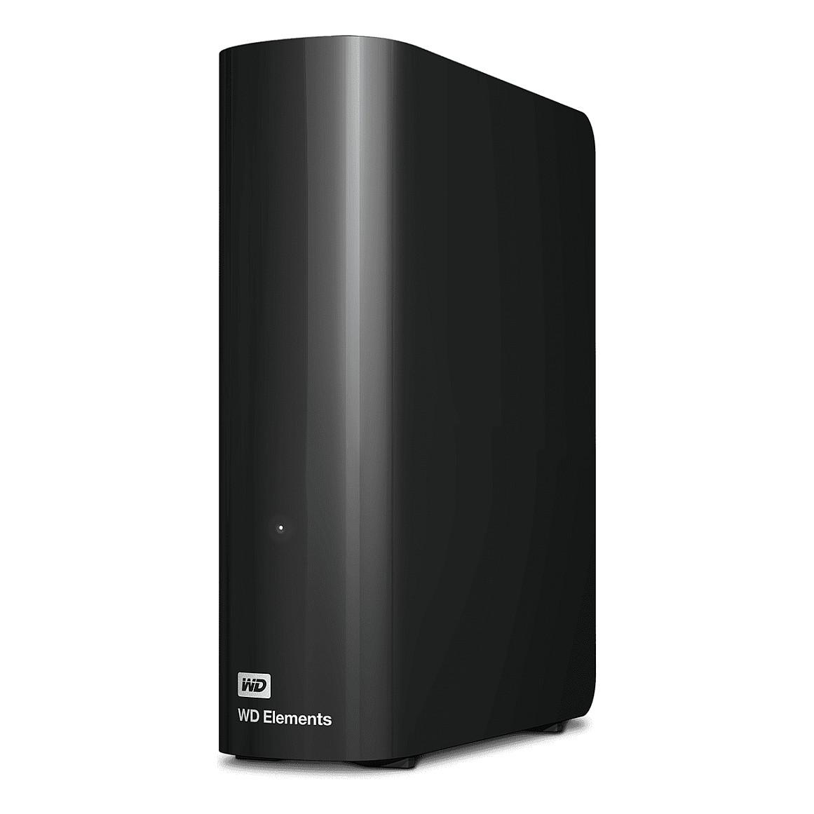 WD Elements Desktop WDBWLG0120HBK ekstern stationær harddisk 12 TB USB 3.0 - sort