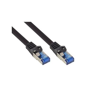 Patchkabel econ connect Good Connections Cat.6A SmartFLEX HF - sort, 1,5 m