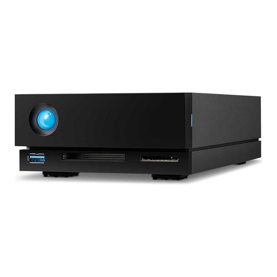 LaCie 1big Dock STHS20000800 - Harddisk-array - 20 TB - 1 bays (SATA-600) - HDD 20 TB x 1 - Thunderbolt 3, USB 3.0 (ekstern) - med 5 års Rescue Data Recovery Service Plan