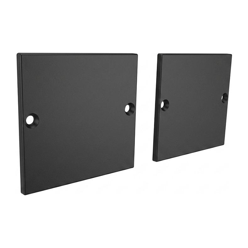 Endekapper til LED U-profil Synergy 21 ALU3535 - sort, 1 par