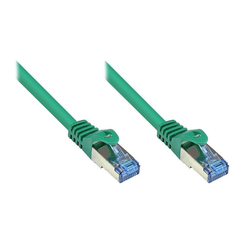 Patchkabel Cat. 6A S/FTP PiMF RJ-45 - grøn, 2 m