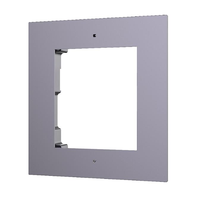 Hikvision - Monteringssæt (ramme, skruer, front panel) - for video intercom system - plastik, flyvemaskine-kvalitet aluminium - skyllemontering