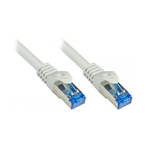 Patchkabel econ connect Cat.6A SmartFLEX HF 0,5 m - grå