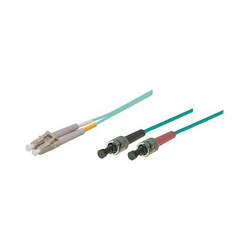 Fiberoptisk patchkabel econ connect OM3 LC/ST duplex - 3 m