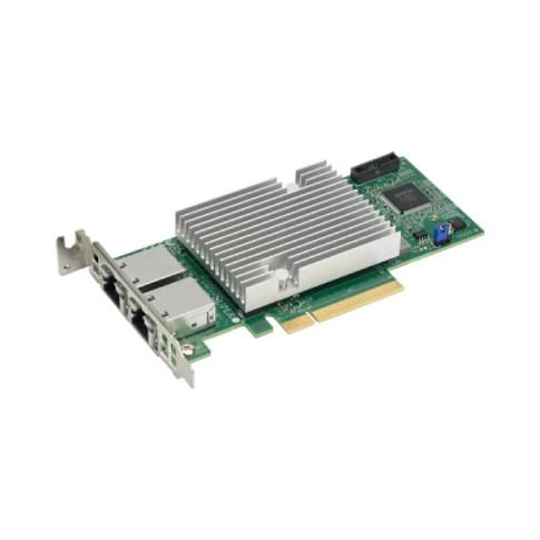 Supermicro AOC-STG-b2T - Netværksadapter - PCIe 3.0 x8 lavprofil - 10Gb Ethernet x 2