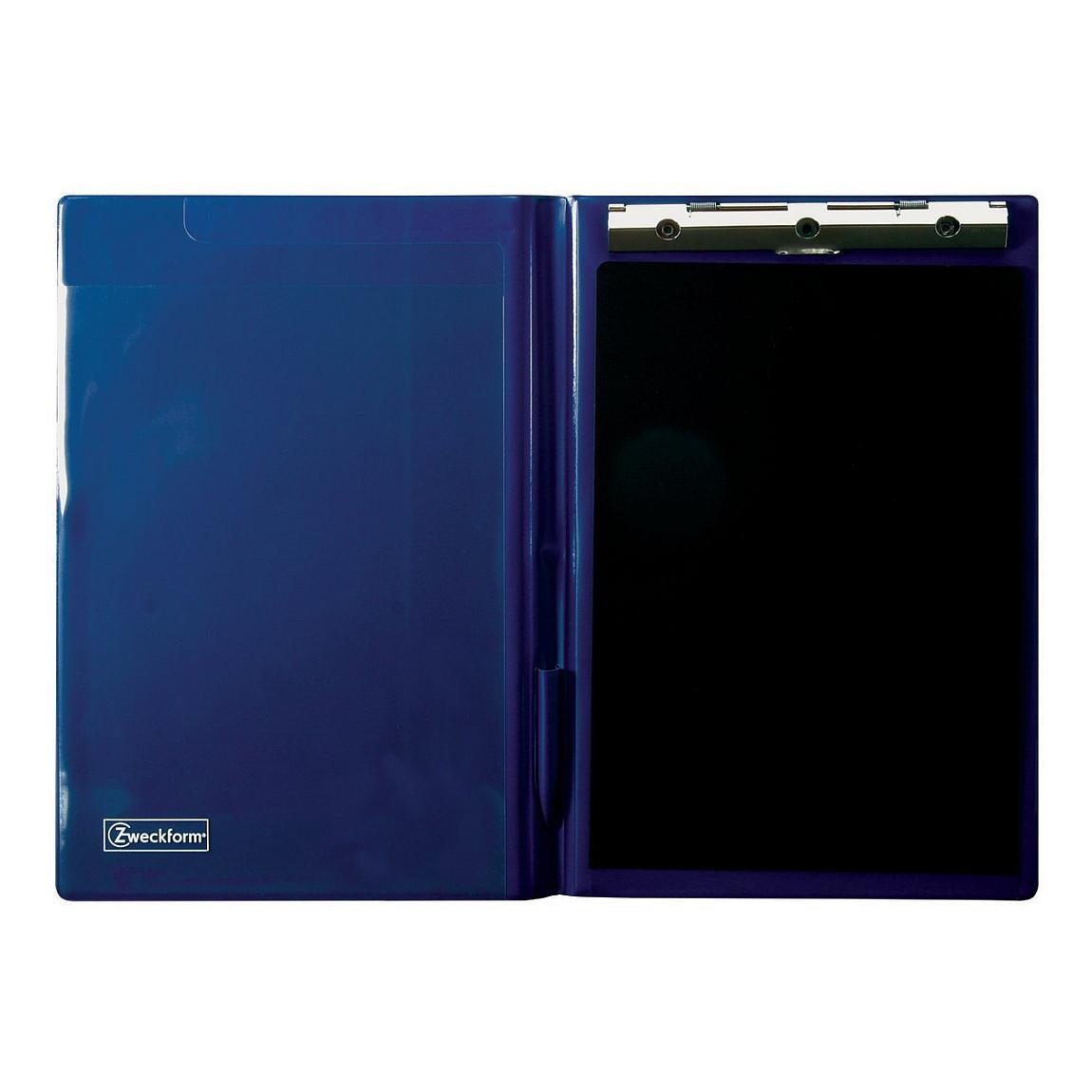 AVERY Zweckform Klemm-Mappe, A4, PVC-Folie, blau fALr SchnelltrennsA¤tze (2301)
