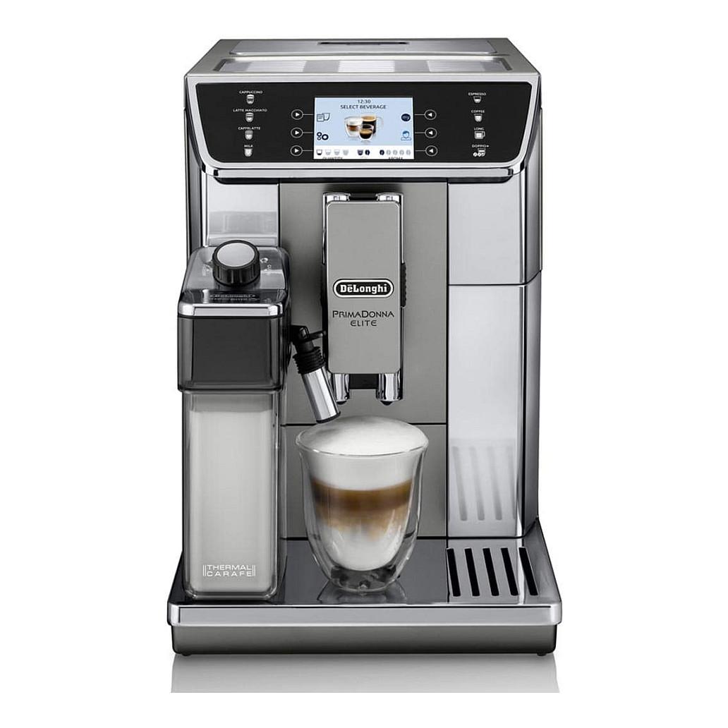 De'Longhi PrimaDonna Elite ECAM 650.55.MS - Automatisk kaffemaskine med mælkeskummer - 15 bar - rustfrit stål