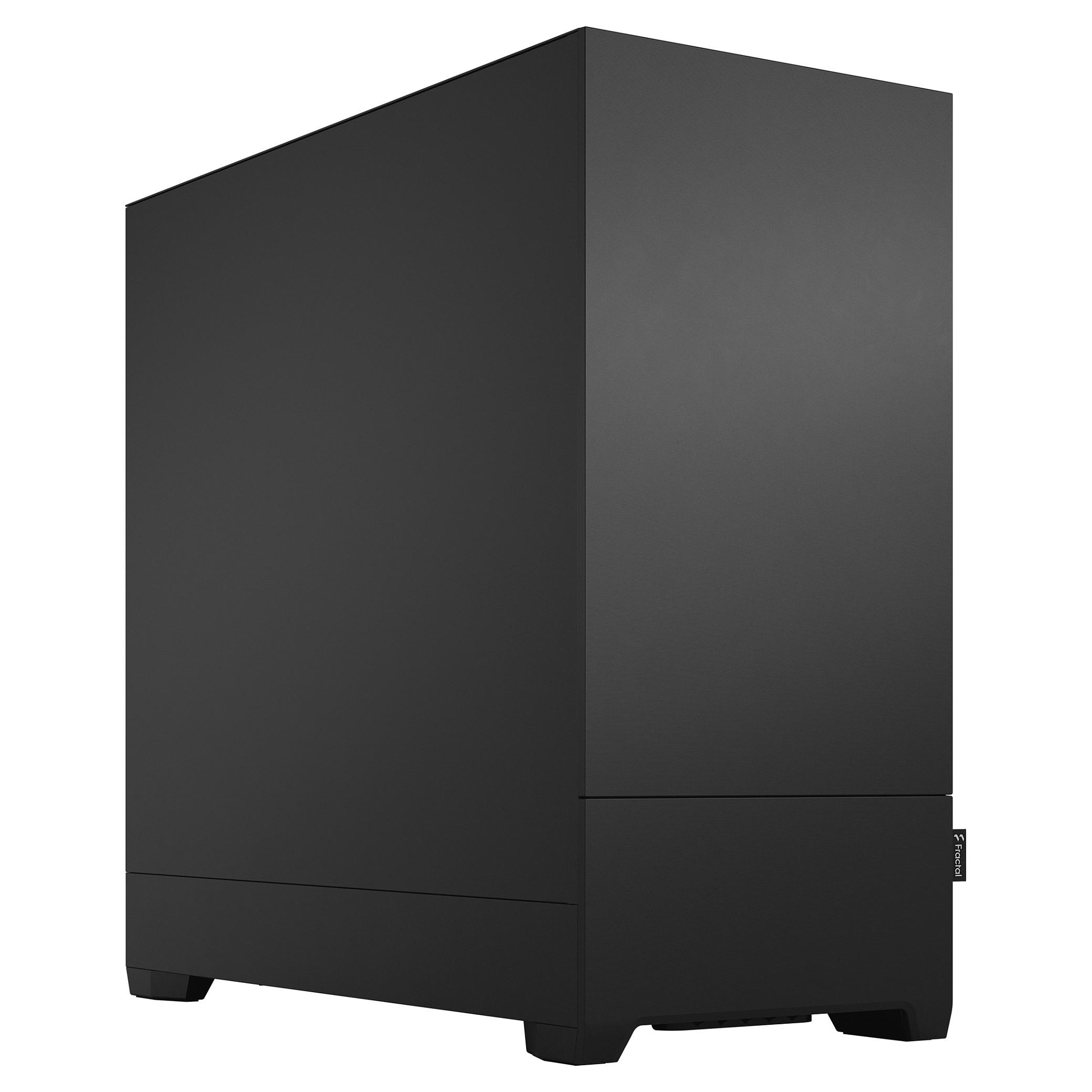 Fractal Design Pop Silent - Tower - ATX - ingen strømforsyning (ATX) - ensfarvet sort - USB/Lyd - for Fractal Design Model D, Type D