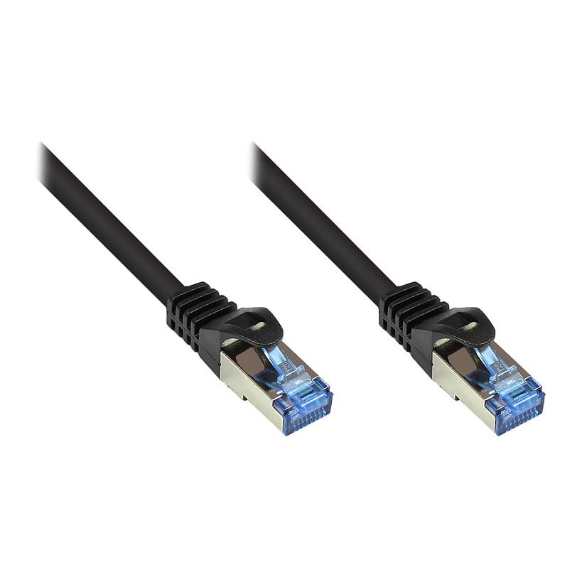 Patchkabel econ connect 8060-H020S Cat. 6A S/FTP - sort, 2 m