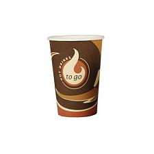 Engangs-kaffebæger STARPAK PAPSTAR 0,3 l - brun