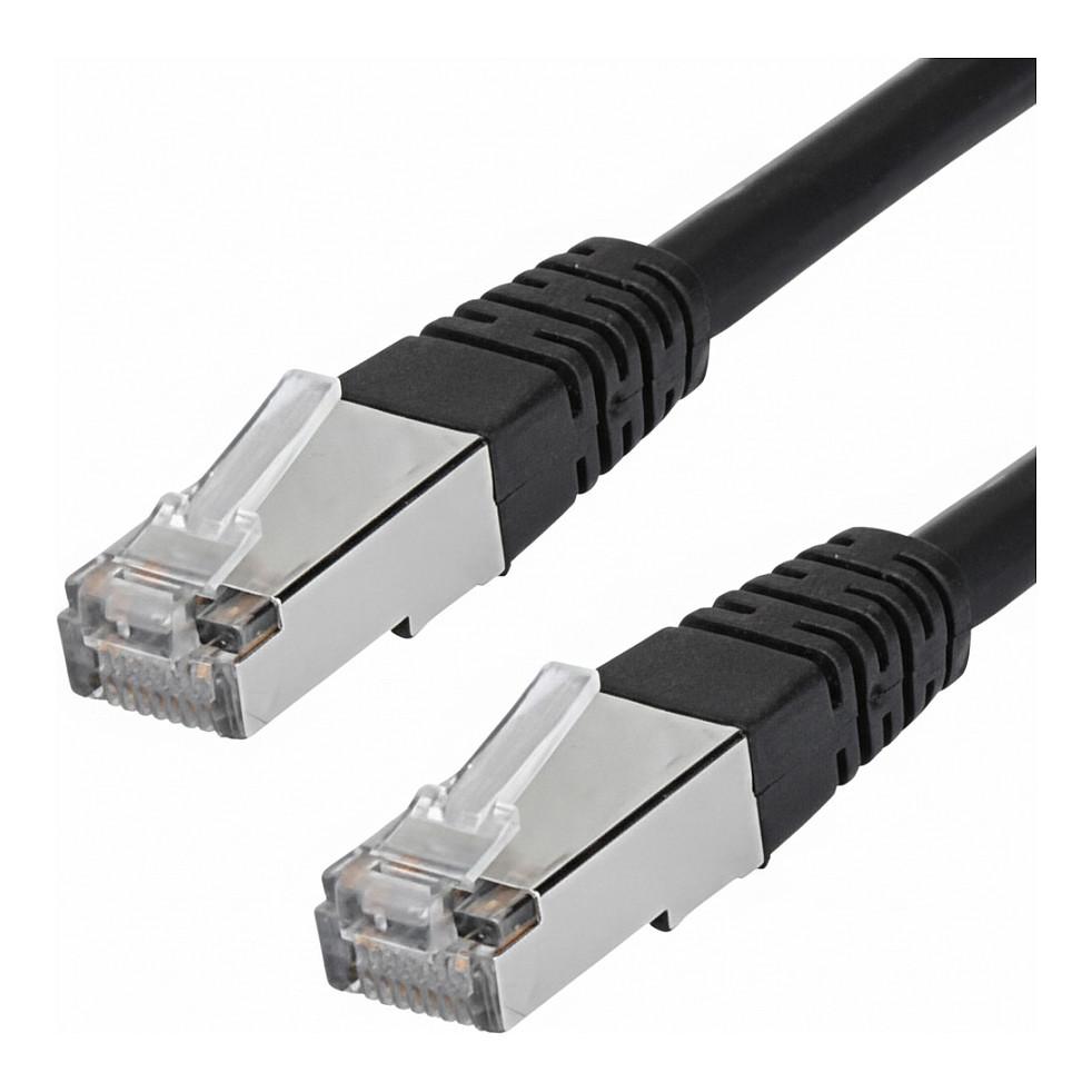 S/CONN maximum connectivity RJ45-RJ45, m-m, 2m netværkskabel Sort Cat5e F/UTP (FTP)