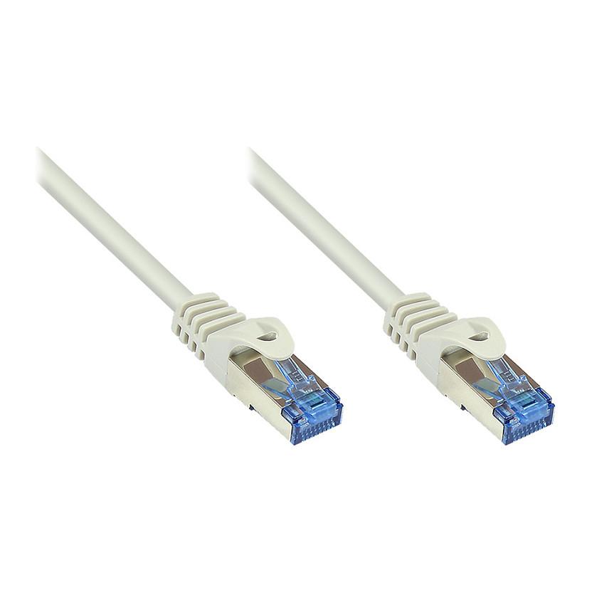 Netværkskabel econ connect 8060-H020 Cat 6A S/FTP - grå, 2 m