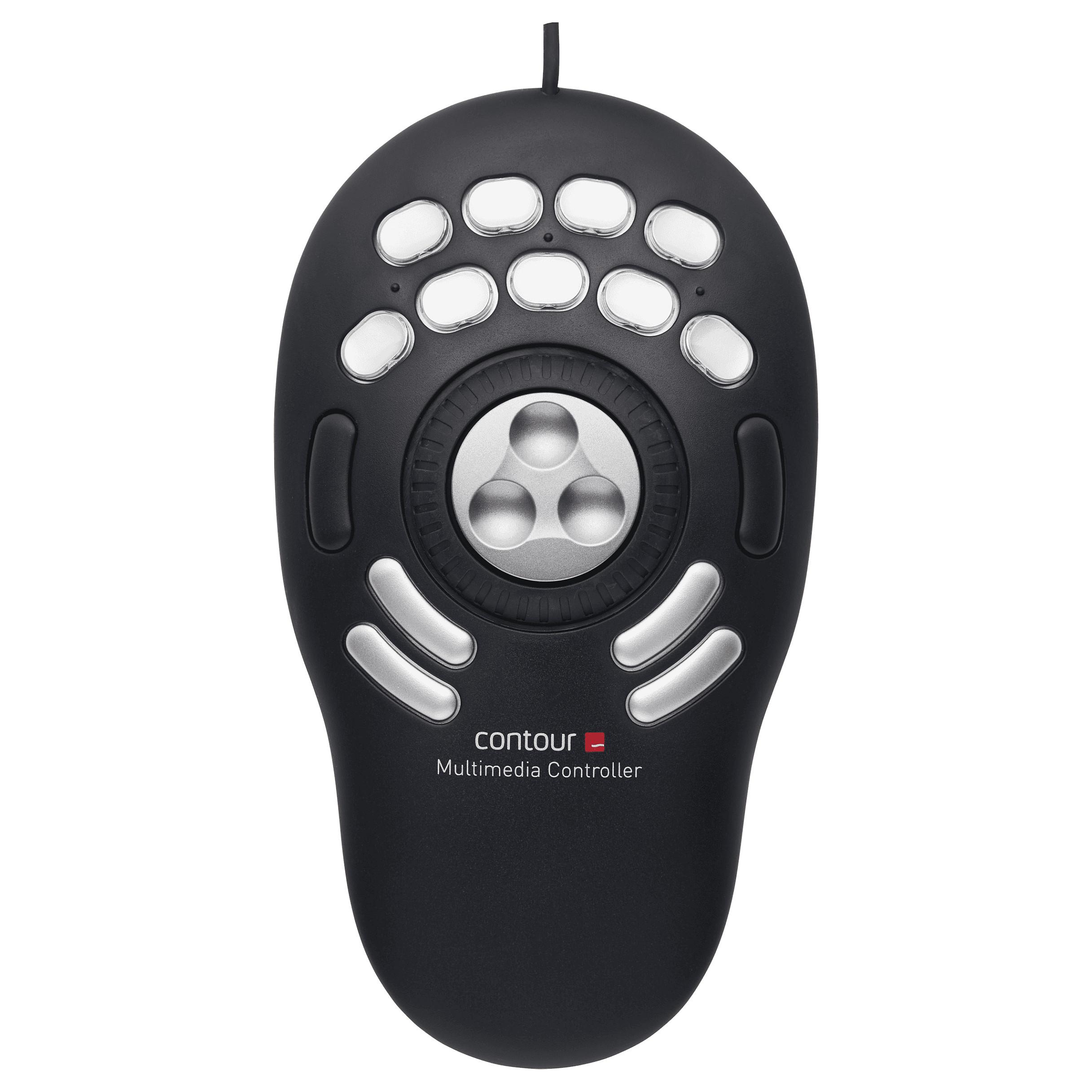 Contour Design Multimedia Controller PRO v2 multimediecontroller med USB, 15 programmerbare knapper