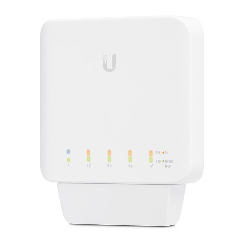 Netværksswitch Ubiquiti UniFi USW‐Flex - Managed L2, Gigabit, PoE, hvid