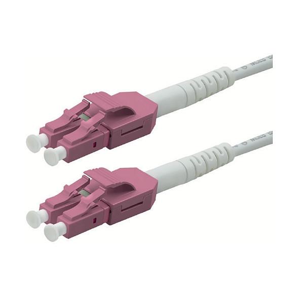 LWL-kabel ROLINE OM4 LC/LC Uniboot duplex - violet, 5 m