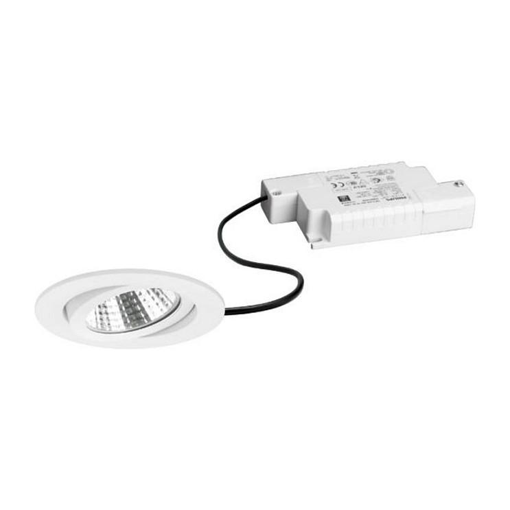 Indbygningsspot LED-sæt Brumberg BB03 39363173 - rund hvid 6 W