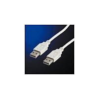 USB 2.0-kabel VALUE A-A 0,8 m - hvid
