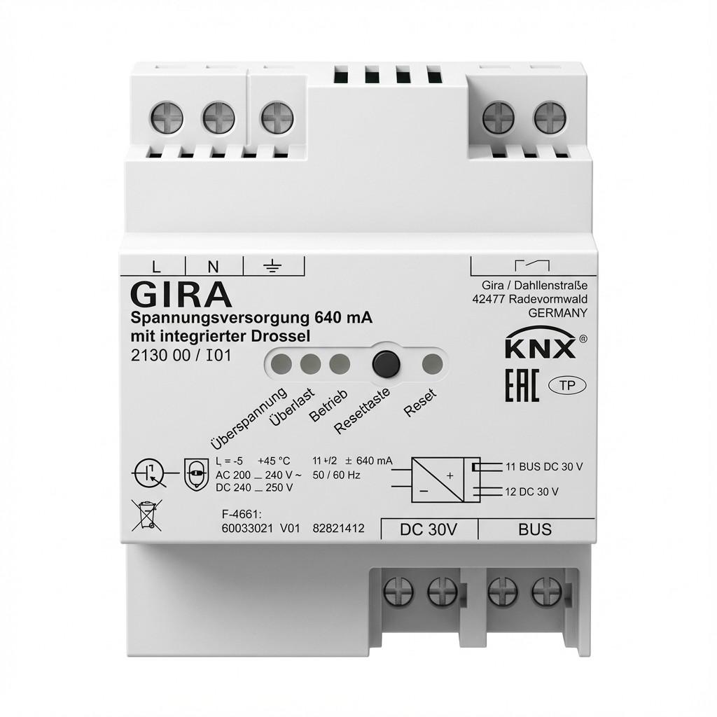 GIRA 213000 Spannungsversorgung 640mA Drossel KNXREG (213000)