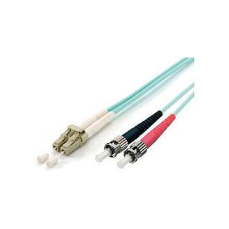 Fiberoptisk patchkabel Equip LC-ST OM3 1 m - turkis