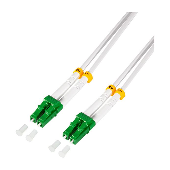 LogiLink Steel armored fiber patch cable OS2, Duplex LC/APC - LC/APC, 7.5 m