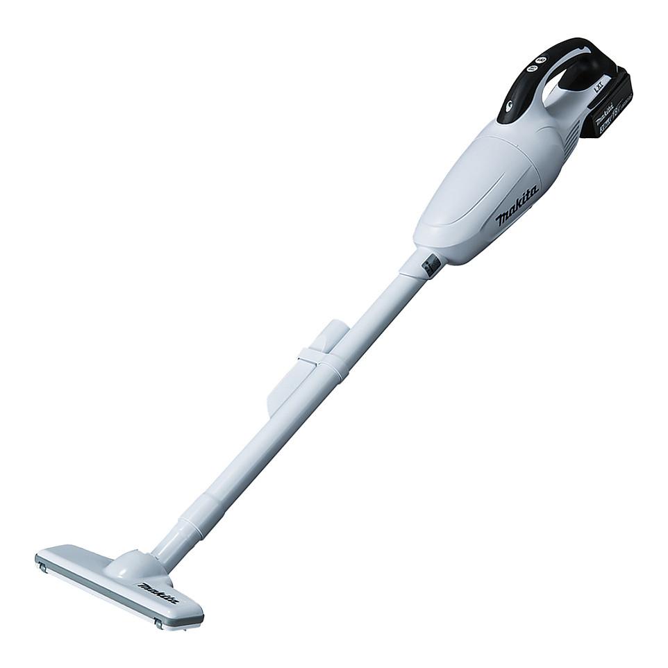 Makita DCL181FZW ledningsfri stavstøvsuger uden pose 0,65 l 18 V uden batteri og oplader