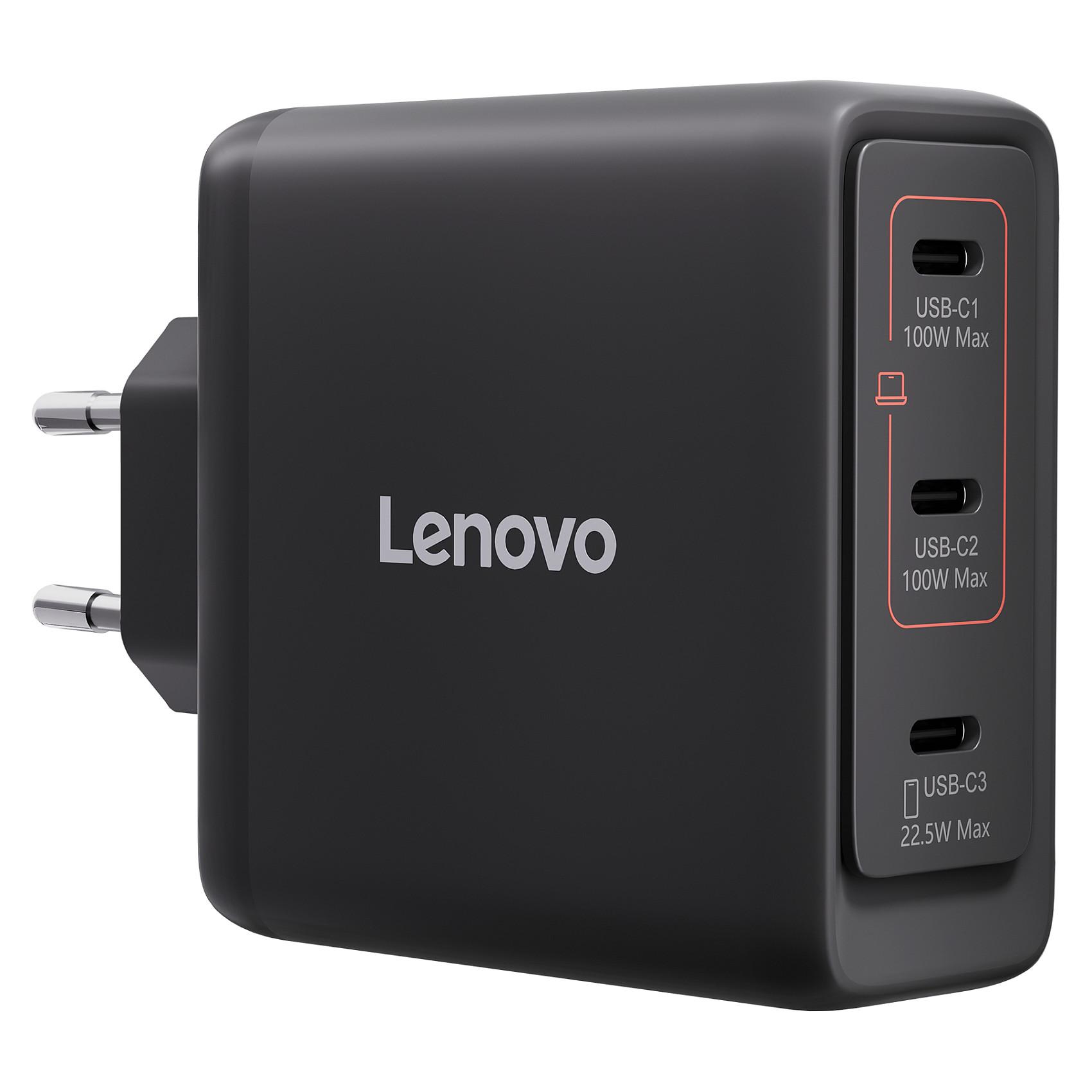 Lenovo - Strømforsyningsadapter - GaN - 100 watt - 3 output-stikforbindelser (USB-C) - sort - Europa - for ThinkPad T16 Gen 4 21QN